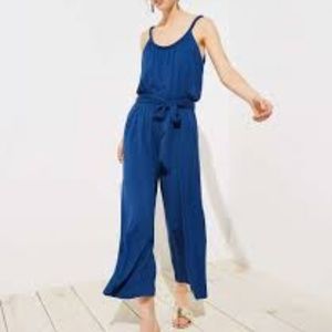 LOFT Tall Tie Waist Jumpsuit size XXL